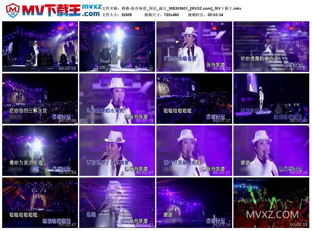 格格-很有味道_国语_流行_MB303601